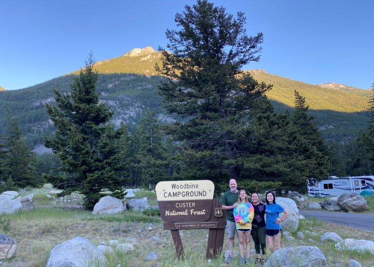 Burton best life with family at custer national forest