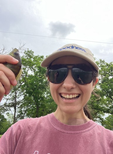 Zosia best life with a little fish