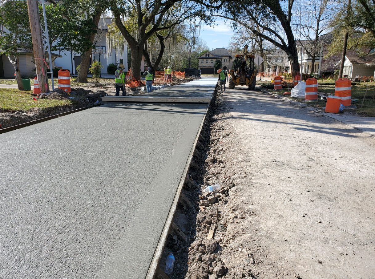 Civil: Roadway project in progress