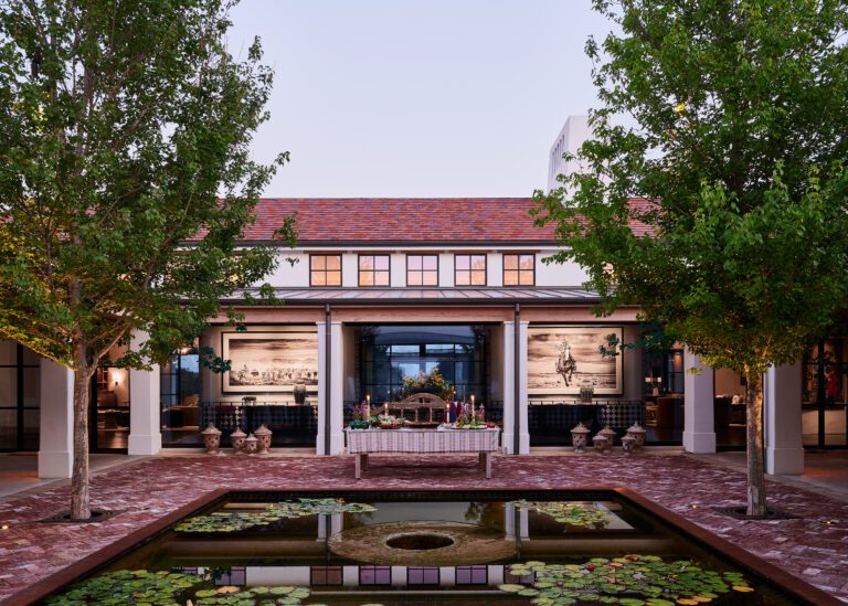 Cook Shack courtyard