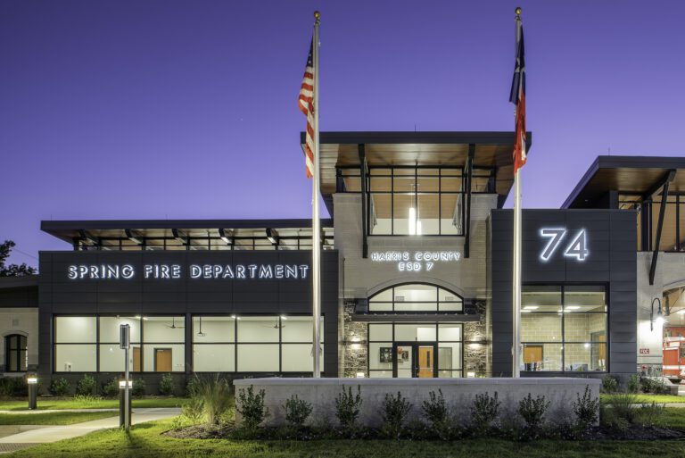 Spring Fire Station No. 74 facade