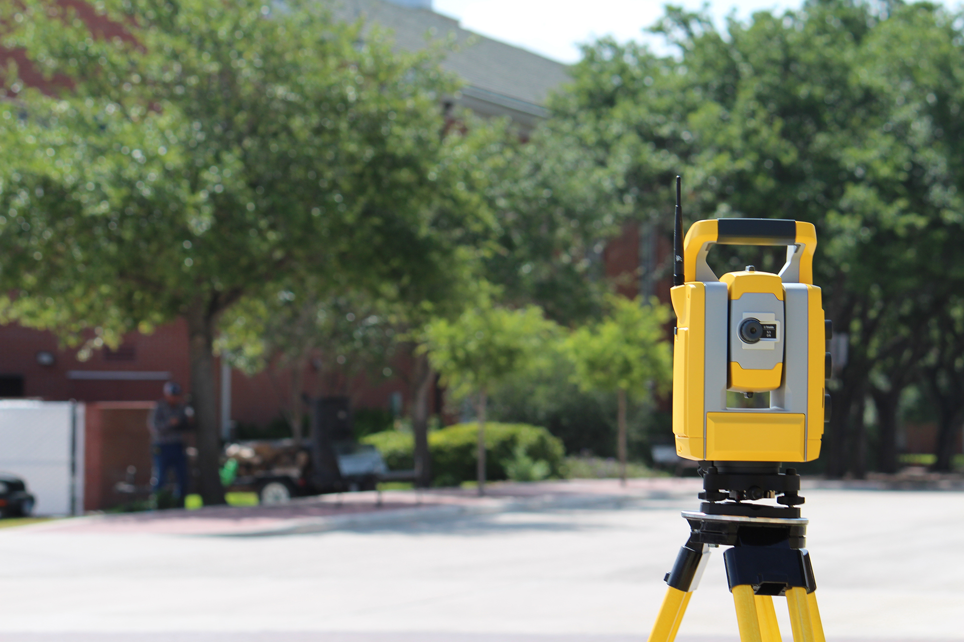 surveying a project site
