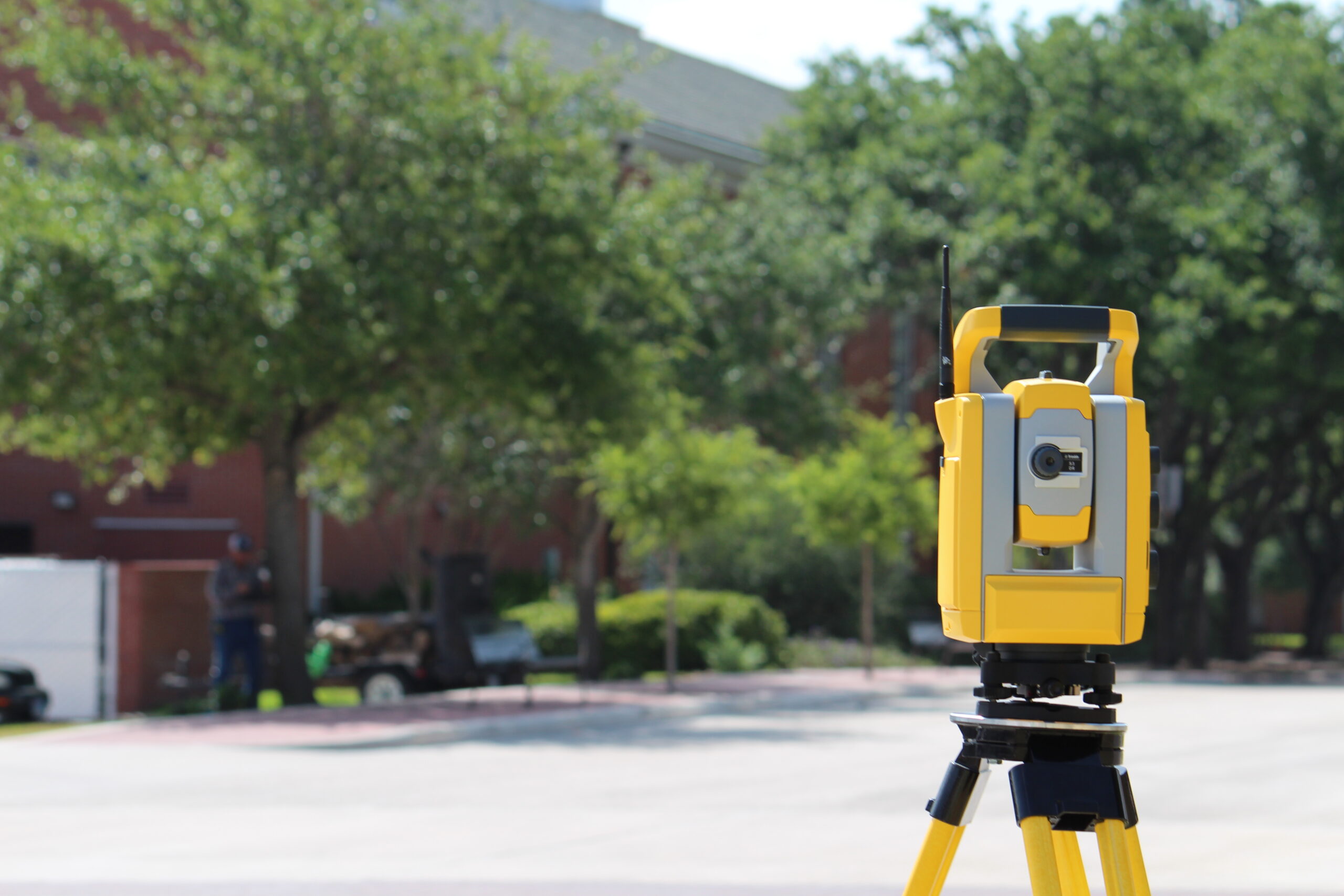 surveying a project site