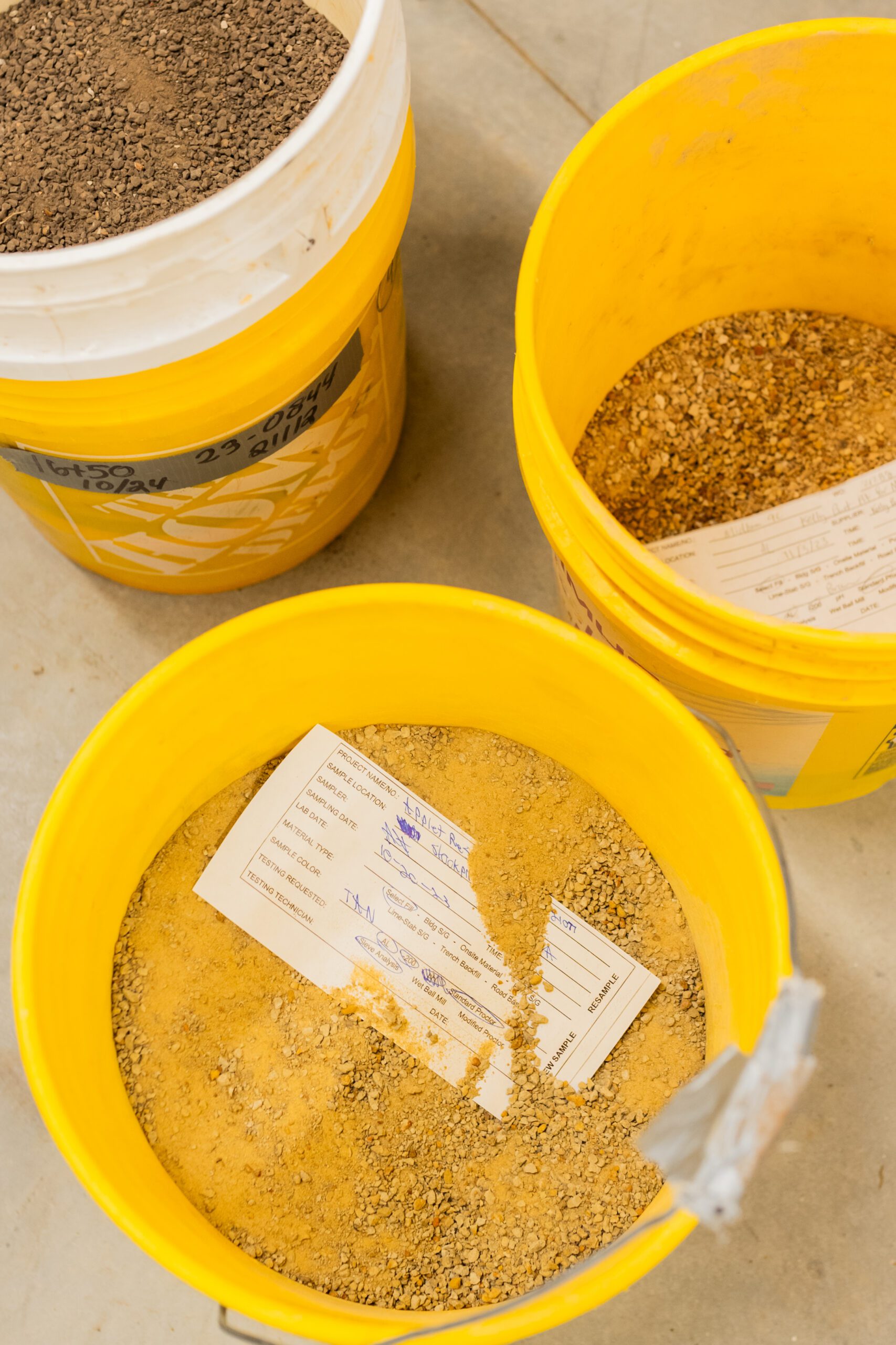 cmt lab - soil samples