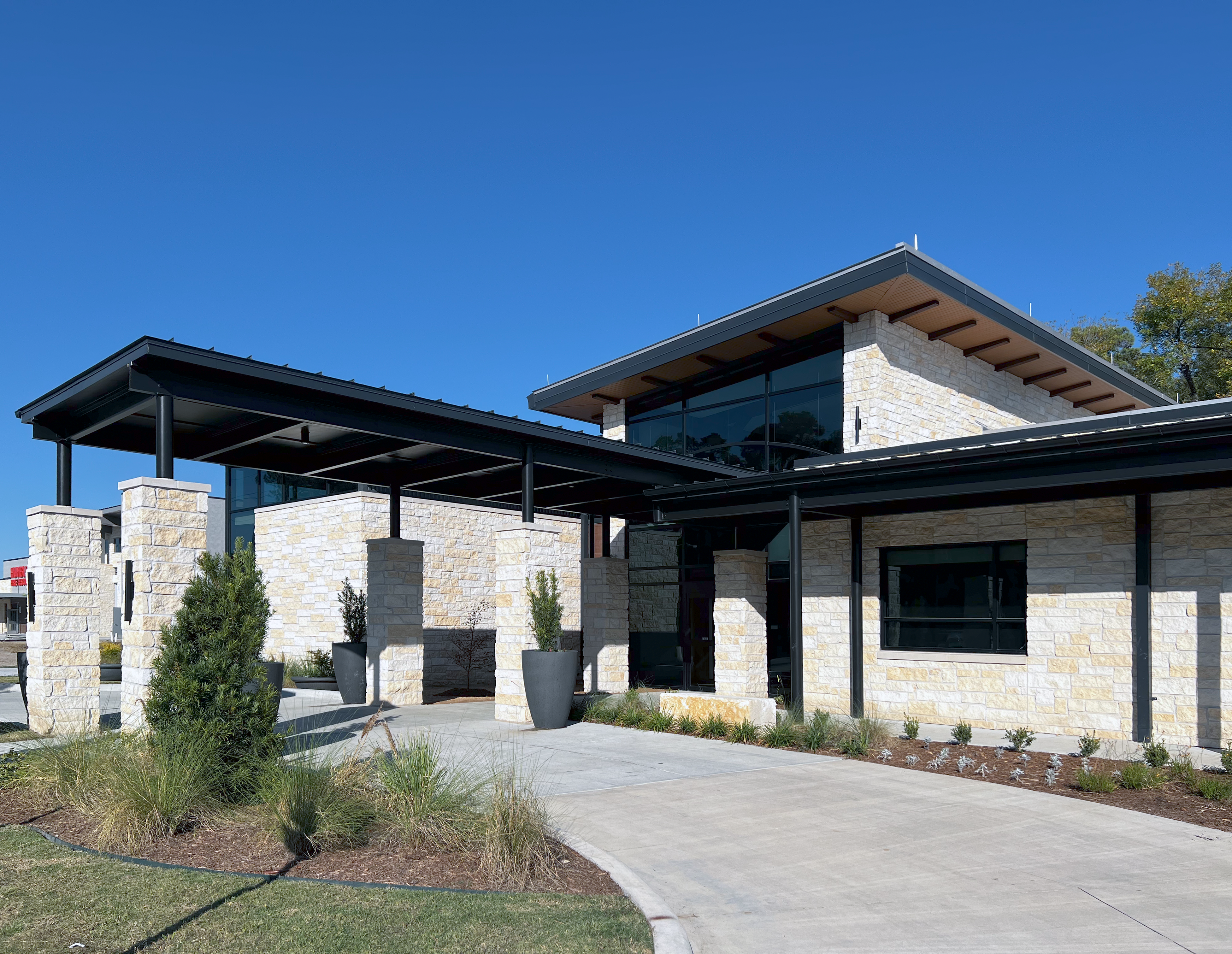 Humble Senior Center Entry
